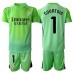 Maillot de foot Real Madrid Thibaut Courtois #1 Gardien Extérieur vêtements enfant 2025-26 Manches Courtes (+ pantalon court)